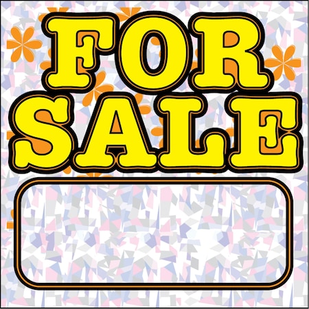 Hy-Ko Prism For Sale Sign 12" x 12", 5PK A22203